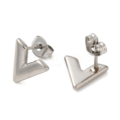 Non-Tarnish 304 Stainless Steel Stud Earring EJEW-C099-03P-1
