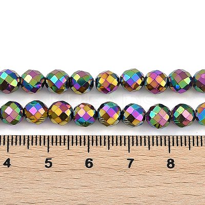 Electroplated Synthetic Non-magnetic Hematite Beads Strands G-H072-B01-01B-1