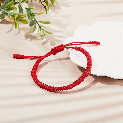 Nylon Threads Braided Bracelet BJEW-SW00058-3-1