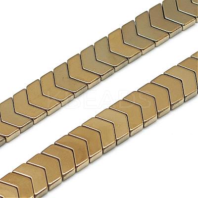 Electroplate Non-magnetic Synthetic Hematite Bead Strands G-Q486-19F-1