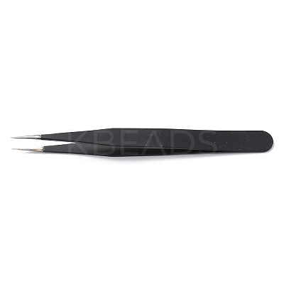 Spray Painted 201 Stainless Steel Beading Tweezers TOOL-G021-03-1