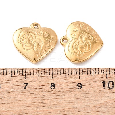 304 Stainless Steel Pendants STAS-I330-026G-1
