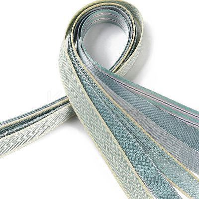 18 Yards 6 Styles Polyester Ribbon SRIB-Q022-F15-1