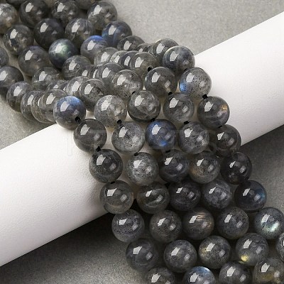 Natural Labradorite Beads Strands G-H326-01-8mm-1