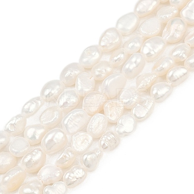 Natural Cultured Freshwater Pearl Beads Strands PEAR-P064-20E-02C-1
