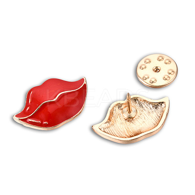 Lip Shape Enamel Pin JEWB-N007-201-1