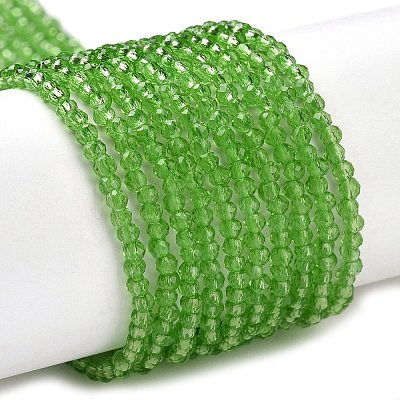 Transparent Glass Beads Strands GLAA-H021-03-18-1