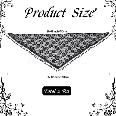 Cloth Polyester Headbands for Women OHAR-WH20008-11B-02-1