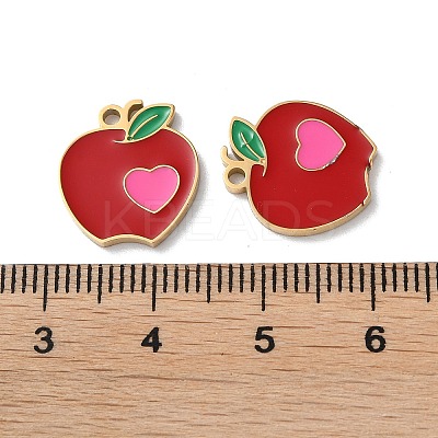 Ion Plating(IP) 304 Stainless Steel Charms LS-STAS-C083-19G-02-1