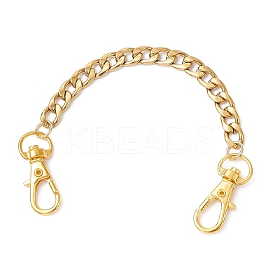3Pcs 3 Styles 304 Stainless Steel Cuban Link Chain Bag Extender Chains FIND-JF00157-1