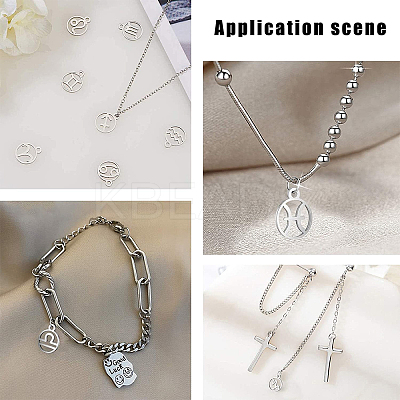 201 Stainless Steel Pendant STAS-UN0022-88G-1