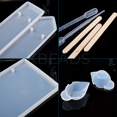 DIY Doorplate Silicone Mold Kits DIY-TA0008-32-1