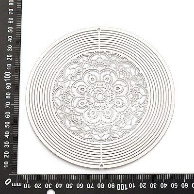 201 Stainless Steel Connector Charms/Links STAS-D386-05F-P-1