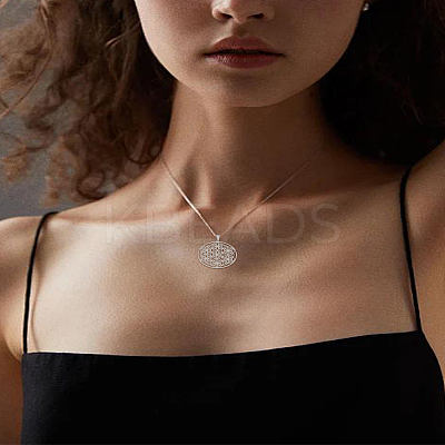2Pcs 304 Stainless Steel Pendants STAS-LP0004-47P-1