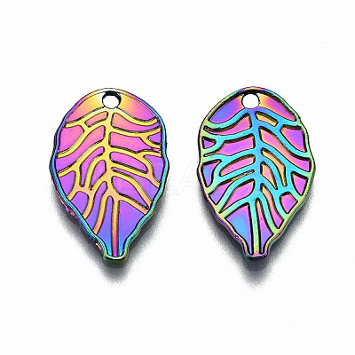 Rainbow Color Alloy Pendants PALLOY-S180-037-RS-1