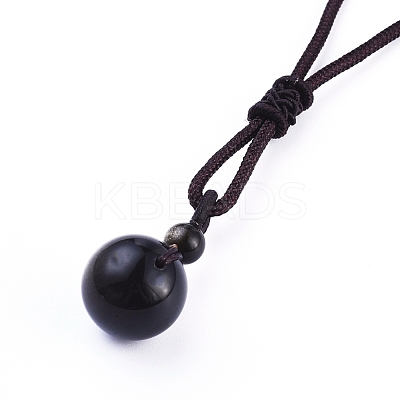 Natural & Synthetic Mixed Stone Pendant Necklaces NJEW-P241-A-1