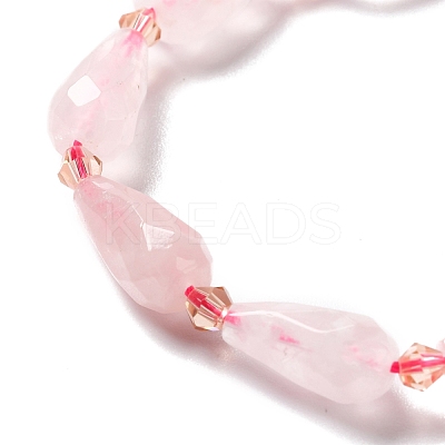 Natural Rose Quartz Beads Strands G-B028-A02-1