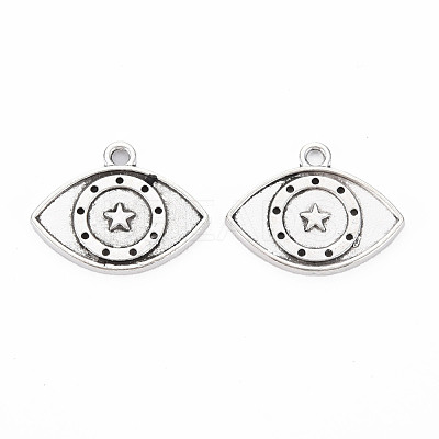 Tibetan Style Alloy Pendant Enamel & Rhinestone Settings TIBEP-N010-002AS-RS-1