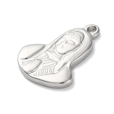 Anti-Tarnish 201 Stainless Steel Pendants LS-STAS-Q015-01P-1