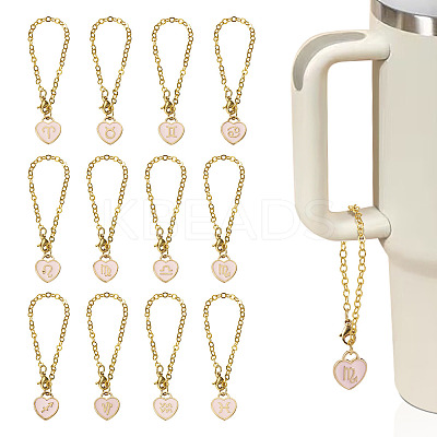 1 Set Alloy Enamel Wine Glass Charms HJEW-TA0001-16B-1