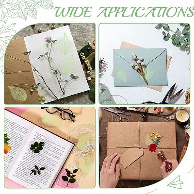 100Pcs Dried Flower Leaf Craft Supplies AJEW-CP0009-41A-1