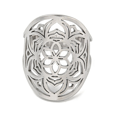304 Stainless Steel Rings RJEW-M045-04P-1