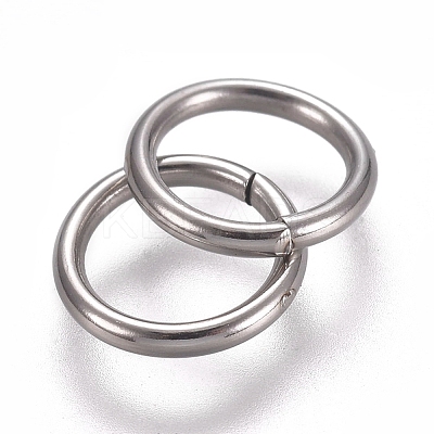 304 Stainless Steel Soldered Closed Jump Rings STAS-E482-15C-1