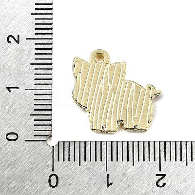 Zinc Alloy Enamel Pendants X-FIND-Z080-01G-02-1