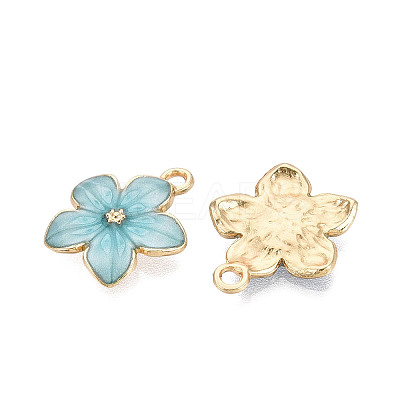 Alloy Enamel Pendants ENAM-F144-15A-1