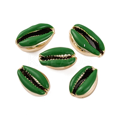 Electroplated Cowrie Shell Beads SSHEL-M023-05D-1