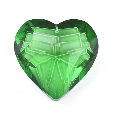K9 Glass Rhinestone Pendants GLAA-Q087-M-1