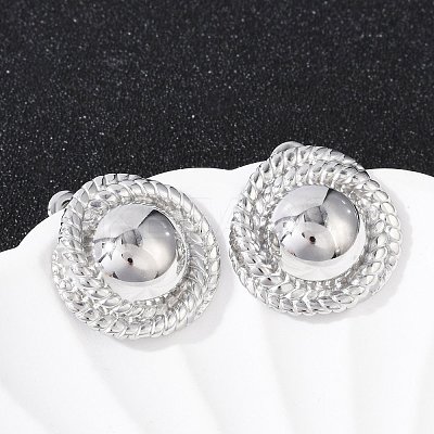 304 Stainless Steel Stud Earrings EJEW-G423-13P-1