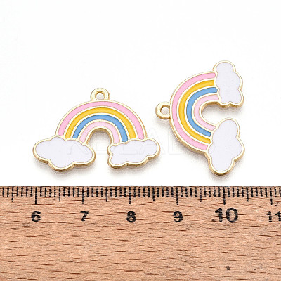 Alloy Enamel Pendants ENAM-S126-086-01-NR-1