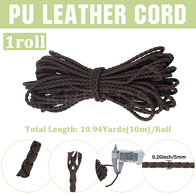 10M Round Imitation Leather Braided Cord WL-GF0001-32C-03-1