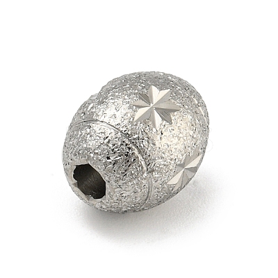 Non-Tarnish 304 Stainless Steel Textured Beads LS-STAS-A091-05B-P-1