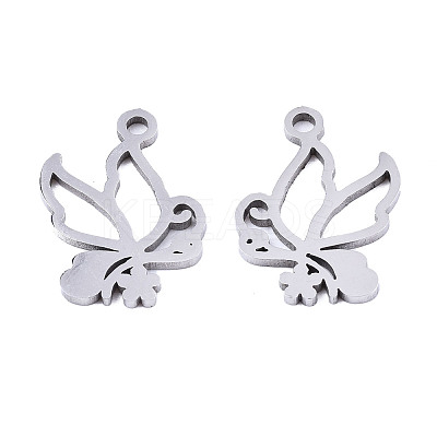 Non-Tarnish 201 Stainless Steel Charms STAS-T044-199P-1