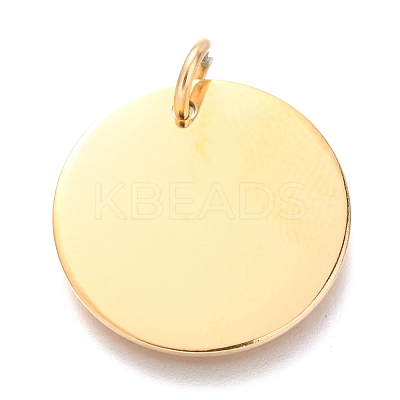 Ion Plating(IP) 304 Stainless Steel Charms LS-EJEW-L238-03E-G-1