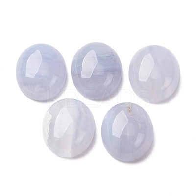 Natural Blue Lace Agate Cabochons G-I363-01E-1