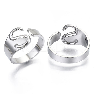 Alloy Cuff Finger Rings RJEW-S038-195S-P-NR-1