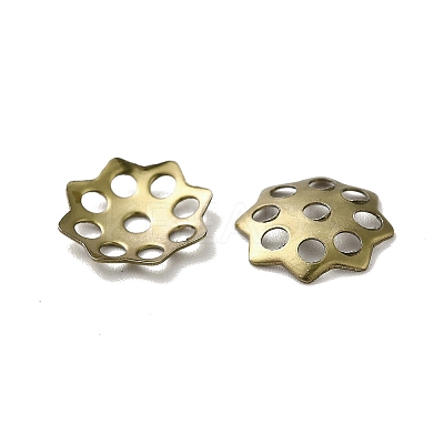 Ion Plating(IP) 304 Stainless Steel Bead Caps STAS-F075-23AB-1