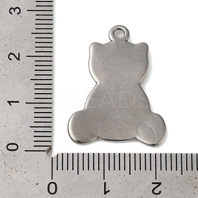 Non-Tarnish 304 Stainless Steel Pendants STAS-N103-20P-1