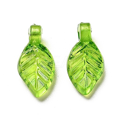 Transparent Acrylic Charms X-MACR-C009-12-1