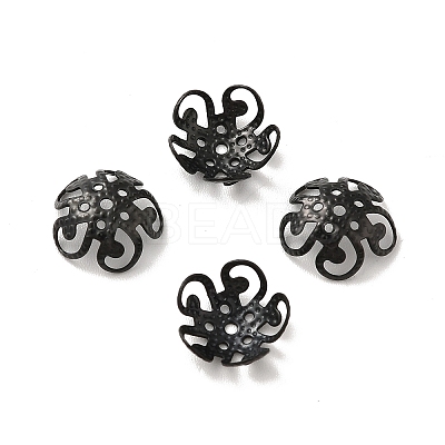 Ion Plating(IP) 304 Stainless Steel Bead Caps X-STAS-F094-11EB-1