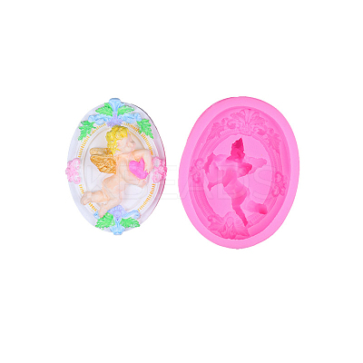 DIY 3D Angel Figurine Statue Silicone Molds DIY-G095-01G-1