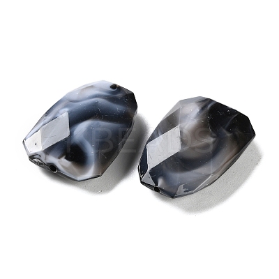 Opaque Acrylic Beads OACR-M015-10-1