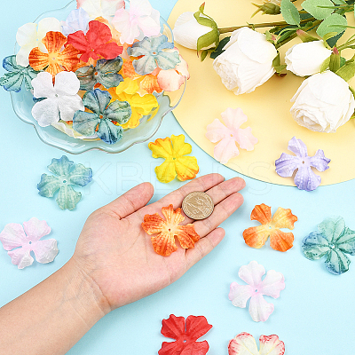 100Pcs Cloth Flower Ornament Accessories FIND-SP0004-83-1