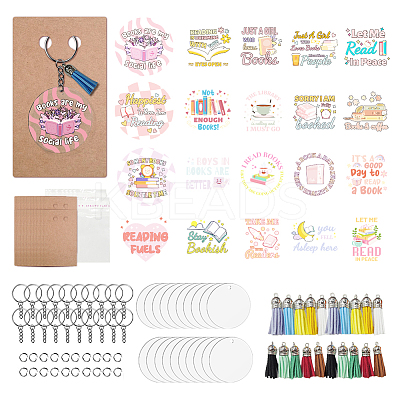 DIY Keychain Making Kits DIY-GO0002-53D-1