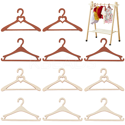 24Pcs 4 Styles Unfinished Wooden WOOD-BC0001-39-1