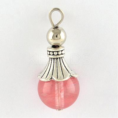Natural & Synthetic Mixed Stone Pendants G-Q459-02-1