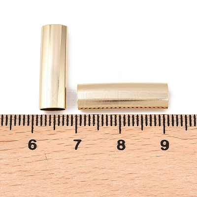 Brass Tube Beads KK-C163-22B-G-1